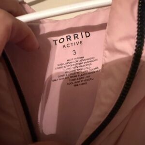 Torrid Active Light Pink Jacket